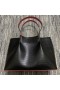 Christian Louboutin Cabarock Shopper Tote Jurassic Relief Ghimpat Piele De Vițel Negru