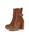 Christian Louboutin Cl Chelsea Lug 100 Mm Cizme Joase Din Piele De Vițel Cuoio Pantofi Christian Louboutin