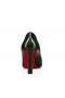 Christian Louboutin Condora Pompe de 85mm din Piele de Brevet Verde