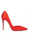 Christian Louboutin Iriza 100mm Pompe Crep Satin Ole Roșu