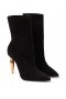 Christian Louboutin Lipbooty 100mm piele de Căprioară Glezna BootsChristian Magazin de Pantofi Louboutin