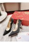Christian Louboutin Lipstrass Crep de Cristal Impodobita Pompe de 100MM Material Negru