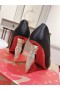 Christian Louboutin Lipstrass Crep de Cristal Impodobita Pompe de 100MM Material Negru