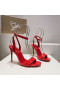 Christian Louboutin Loubigirl 100 mm Sandale Piele Roșie Christian Louboutin Magazin