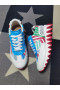 Christian Louboutin Loubishark Donna Plat Bărbați Adidași Din Piele De Vițel Multicolor