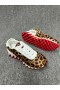 Christian Louboutin Loubishark Adidași de Leopard de Imprimare Tesatura Satin și Piele