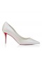 Christian Louboutin Miss Z 80 Mm Pompe Sidefat Din Piele Nappa Bianco
