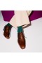 Christian Louboutin Meu Amor W Oxfords Patinat Vițel Piele Havane CL Pantofi