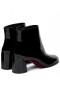 Christian Louboutin Turela 55mm Brevete din Piele Glezna Cizme BlackChristian Pantofi Louboutin