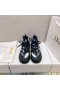 Dior D-conectează-te Adidași Tehnice Material Negru Albastru
