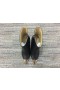 Christian Louboutin Calamijane Glezna Cizme de 100mm din Piele de Vițel Negru