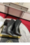 Christian Louboutin Chelsea Tipa Glezna Cizme de 100mm din Piele Negru