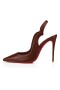 Christian Louboutin Tipa Fierbinte Sling Pompe de 100mm Piele Nappa Nud 8