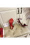 Christian Louboutin Lipqueen Sandale 100mm Catifea Visiniu