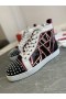 Christian Louboutin Lou Piroane Orlato Femeile Plat Din Piele De Brevet Multicolor
