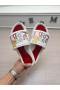 Christian Louboutin a Pictat Piroane Papuci Sandale Bărbați CL Pantofi