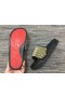 Christian Louboutin Piscină Distracție Sandale, Crampoane Din Piele Negru