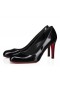 Christian Louboutin Pumppie 85 mm Pompe de piele de Vițel Negru CL Pantofi