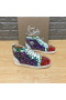 Christian Louboutin Louis Piroane de Mare de top Adidași piele de Căprioară Și Piele Multicolor