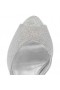 Christian Louboutin-Mi Dolly 100 Mm Catâri Strălucea Din Piele De Vitel De Argint Pantofi Christian Louboutin