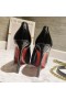 Christian Louboutin Pigalle Platon Pompe de 100mm Piele Lăcuită Negru