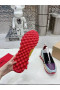 Christian Louboutin Sharkyloub Sp Piroane Femei Adidași Din Piele De Vitel De Neopren Și Piroane Multi