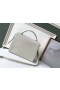 Saint Laurent Cassandra Mediu Sac Alb Granulat Din Piele Saint Laurent Saci