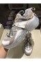 Jimmy Choo Diamond Trail Multicolore Din Piele De Plasă Albastru Gri Caise