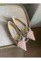 Jimmy Choo Genevi Tv Cu Piele De Căprioară Nud