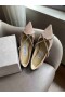 Jimmy Choo Genevi Tv Cu Piele De Căprioară Nud