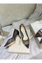 Jimmy Choo Iubesc 65 Sclipici Material Pompe Tul Acoperire Negru
