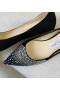 Jimmy Choo Dragoste Plat Piele De Căprioară Negru