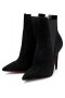 Christian Louboutin Astribooty 100mm piele de Căprioară Glezna Cizme Christian Louboutin Pantofi