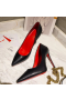 Christian Louboutin Kate Pompe de 100 mm din Piele Nappa Neagră Christian Louboutin