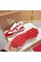Christian Louboutin Bărbați Loubishark Adidași Din Piele De Brevet Roșu