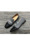 Christian Louboutin Marina Infricosator Mocasini Material textil și Piele de Vițel Negru Gri