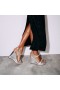 Christian Louboutin Pyrastrass 110mm Espadrile Irizate Piele Nappa Și Strass Argint