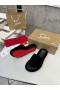 Christian Louboutin Femei Papuci Sandale Veau Velur Negru