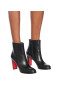 Christian Louboutin Adox 85mm Piele Glezna Cizme Negre, Pantofi Christian Louboutin
