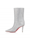 Christian Louboutin Astrilarge Strass Prada 85mm Peste Tot Spumante Strass Argint