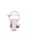 Christian Louboutin Atmospheria 85 Mm Sandale Specchio Din Piele De Argint