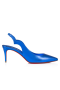 Christian Louboutin Tipa Fierbinte Sling Pompe de 70mm Nappa din Piele Albastru Electric