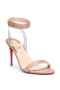 Christian Louboutin Jonatina 85 PVC Sandale din Piele Nude Christian Louboutin Pantofi