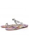 Christian Louboutin Doar Queenie Catâri Pvc Și Piele De Vițel Înflorit Print Multicolor Pantofi Christian Louboutin