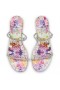 Christian Louboutin Doar Queenie Catâri Pvc Și Piele De Vițel Înflorit Print Multicolor Pantofi Christian Louboutin