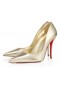 Christian Louboutin Miss Z 100 Mm Pompe Laminat Piele Nappa Mirabeau Eiffel