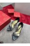 Christian Louboutin Platforme, Astfel încât Spike Alta 150 mm Negru din Piele Pantofi Christian Louboutin