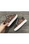 Christian Louboutin Vieirissima Adidași Din Piele De Leopard