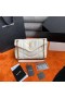 Saint Laurent Mici Loulou Puffer Pungă Albă De Miel Saint Laurent Saci