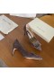Sergio Rossi SR1 Pompe de 75mm Grey Suede